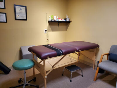 Chiropractic Table at Spine & Sport Annapolis