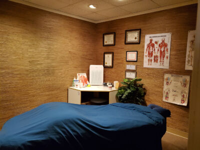 Massage room at Spine & Sport Annapolis