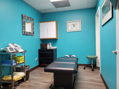 relaxing Massage room at Spine & Sport Annapolis