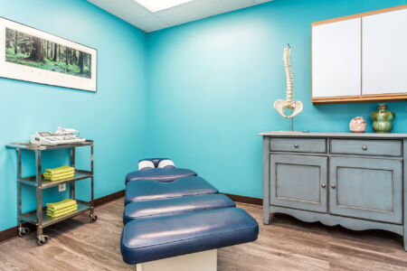 Chiropractic Room at Spine & Sport Annapolis