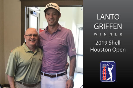 Dr. Ray Infanti with PGA golfer Lanto Griffin